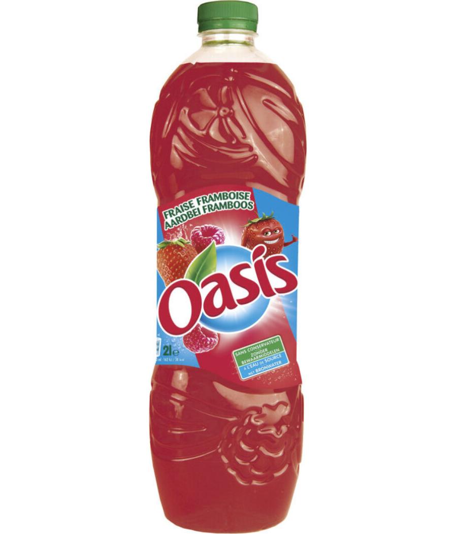 BOISSON FRAISE FRAMBOISE OASIS 2L