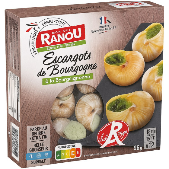 ESCARGOTS PREPARES A LA BOURGUIGNONE MONIQUE RANOU 96G