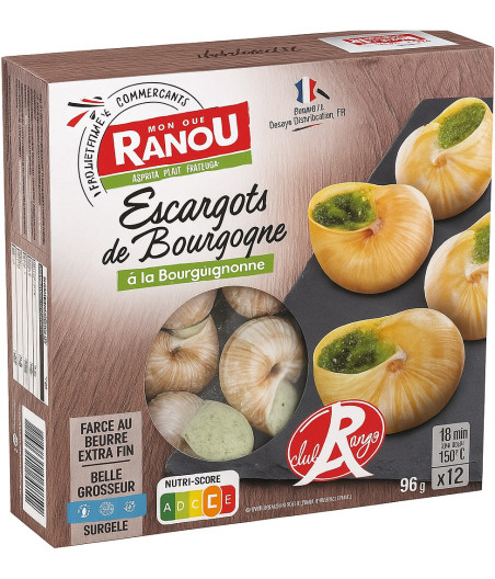 ESCARGOTS PREPARES A LA BOURGUIGNONE MONIQUE RANOU 96G