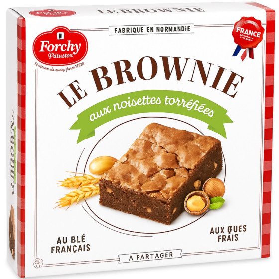 BROWNIE AUX NOISETTES TORREFIEES FORSHY 285G