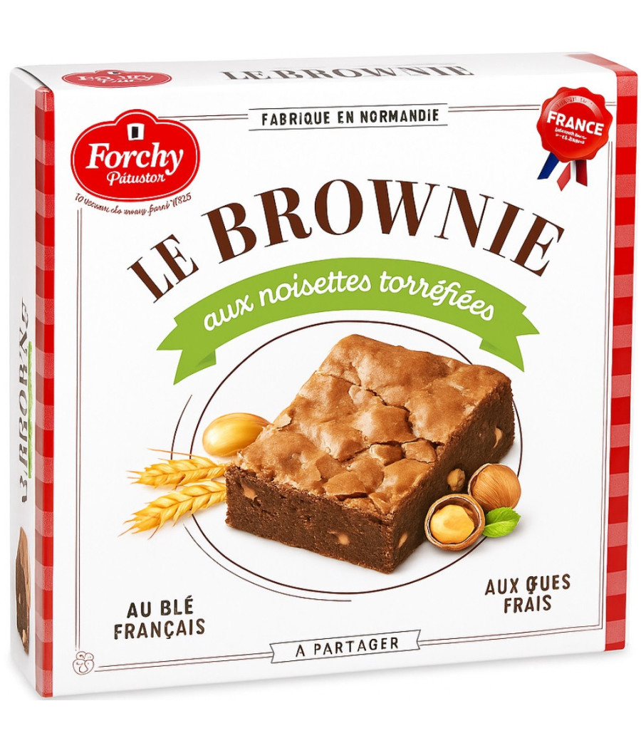 BROWNIE AUX NOISETTES TORREFIEES FORSHY 285G