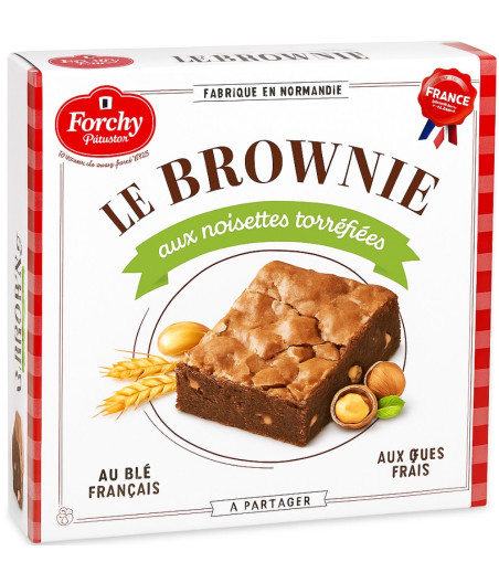 BROWNIE AUX NOISETTES TORREFIEES FORSHY 285G