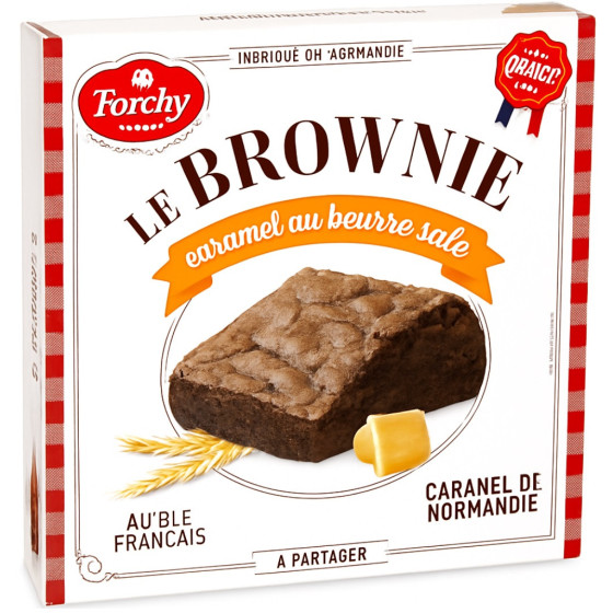 BROWNIE CARAMEL BEURRE SALE FORSHY 285G