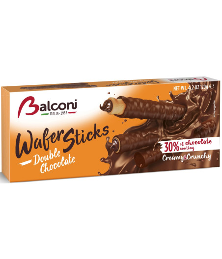 GAUFRETTE ENROBEE DE CHOCOLAT BALCONI 120G