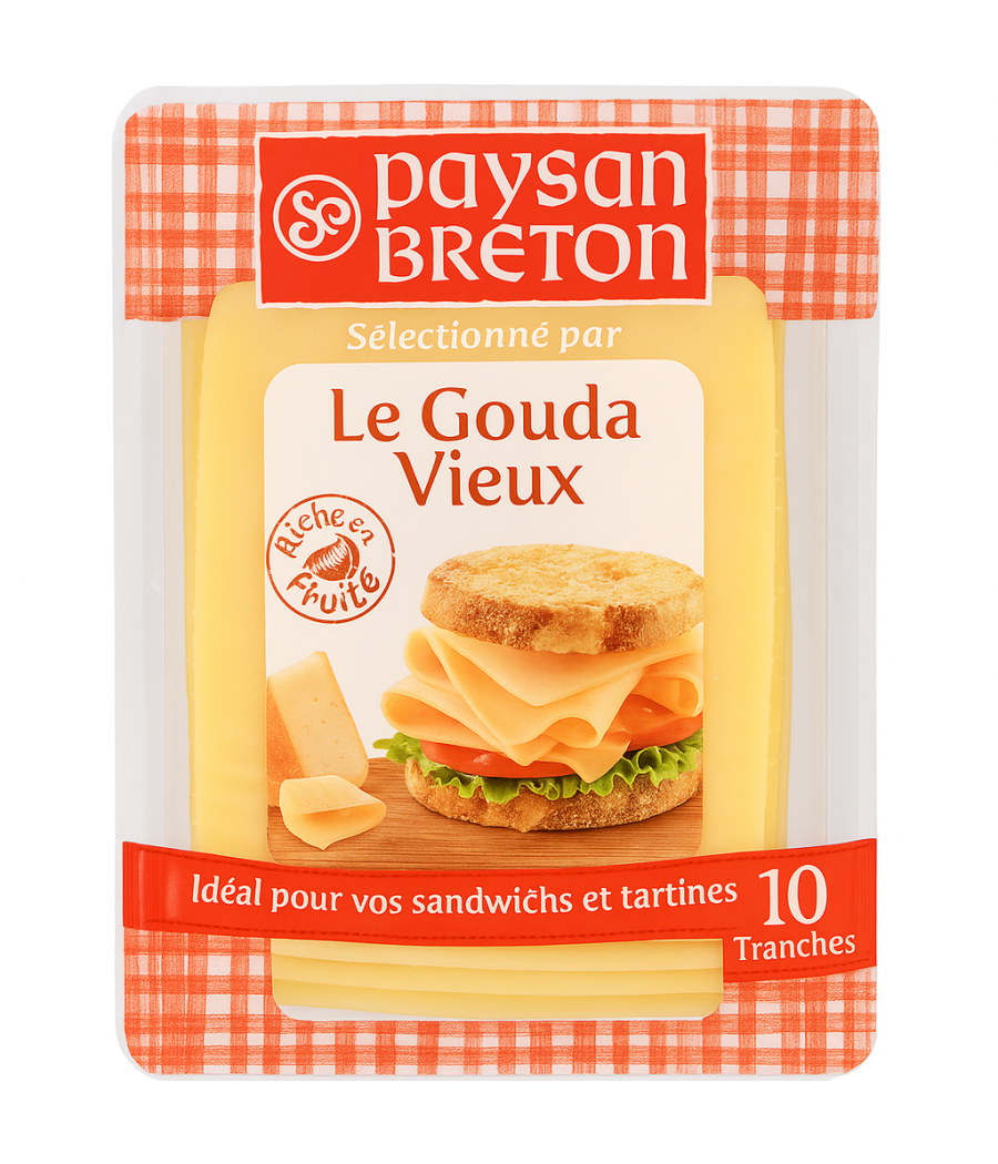 LE VIEUX GOUDA PAYSANS BRETON 160G