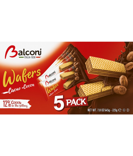 GAUFRETTE CACAO BALCONI 225G
