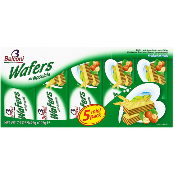 GAUFRETTES NOISETTES BALCONI 225G