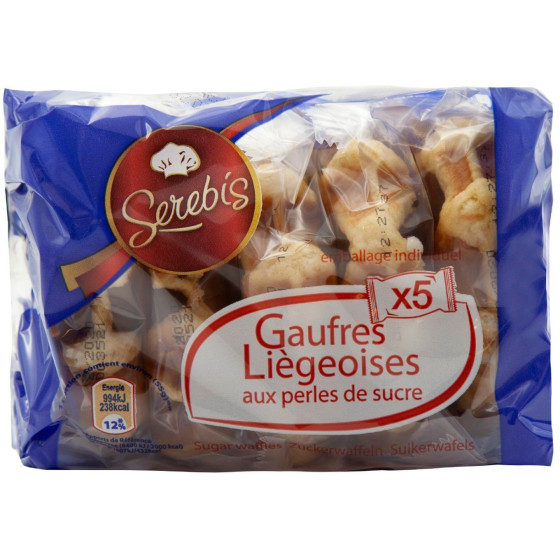 GAUFRES LIEGEOISES AUX PERLES DE SUCRE 275G