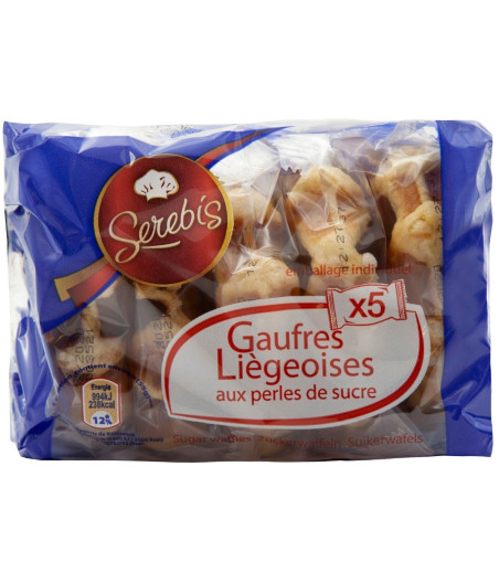 GAUFRES LIEGEOISES AUX PERLES DE SUCRE 275G