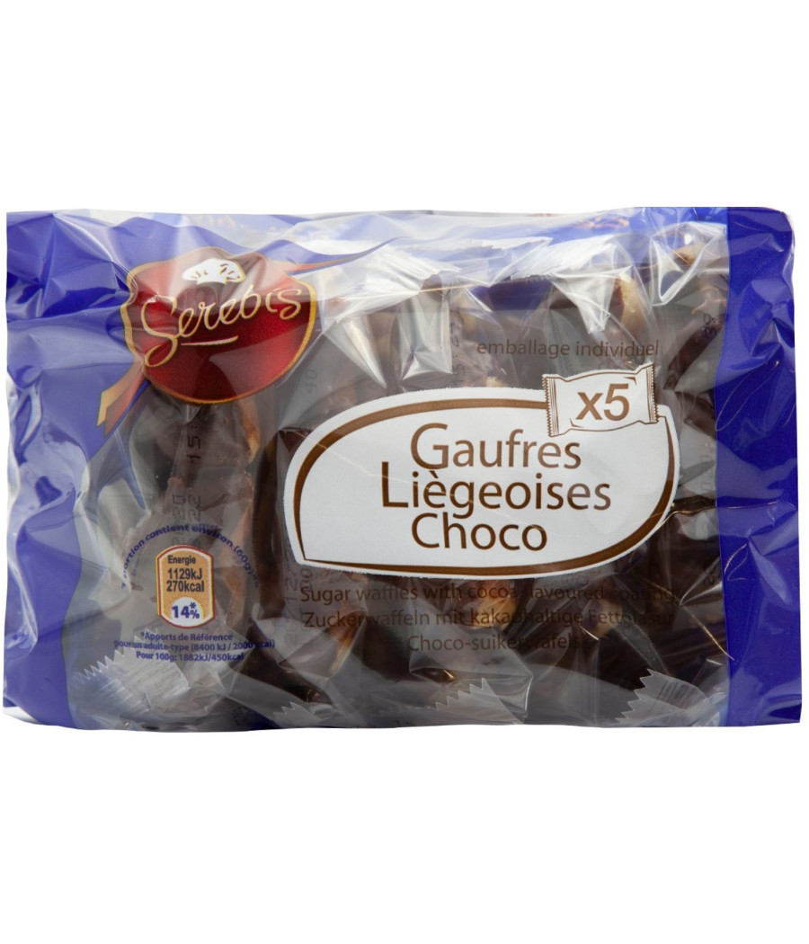 GAUFRES LIEGOISES CHOCOLAT SEREBIS 300G