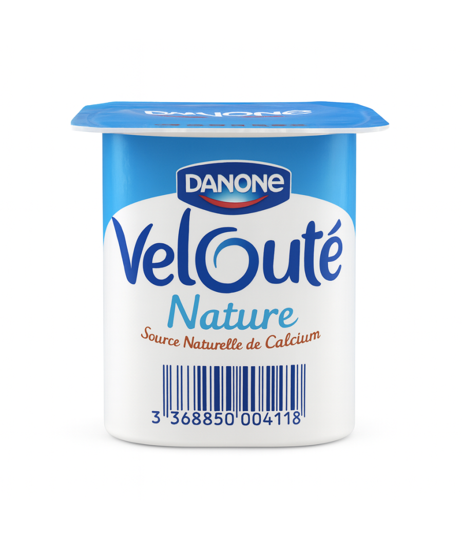 YAOURTS DANONE VELOUTE NATURE
