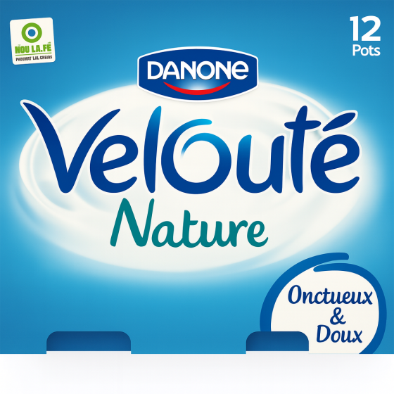 YAOURT VELOUTE NATURE 6 X 125G SOIT 750G