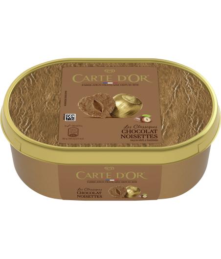 GLACE CARTE D'OR CHOCOLAT NOISETTE 550 G