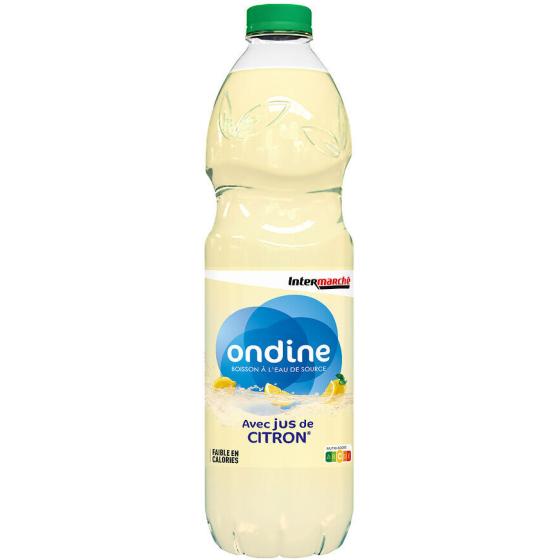 BOISSON A L'EAU DE SOURCE AVEC JUS CITRON ONDINE 1,5L