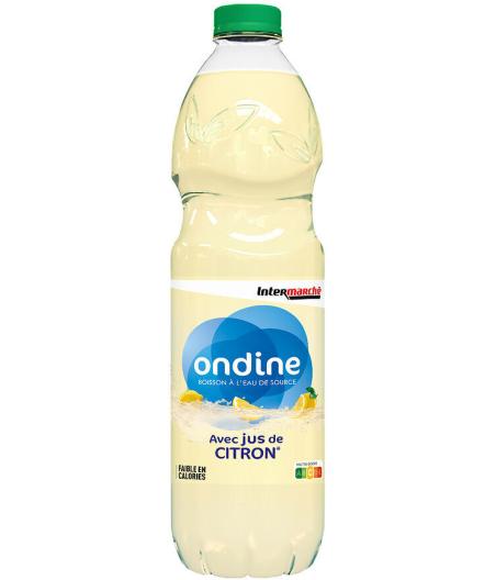 BOISSON A L'EAU DE SOURCE AVEC JUS CITRON ONDINE 1,5L