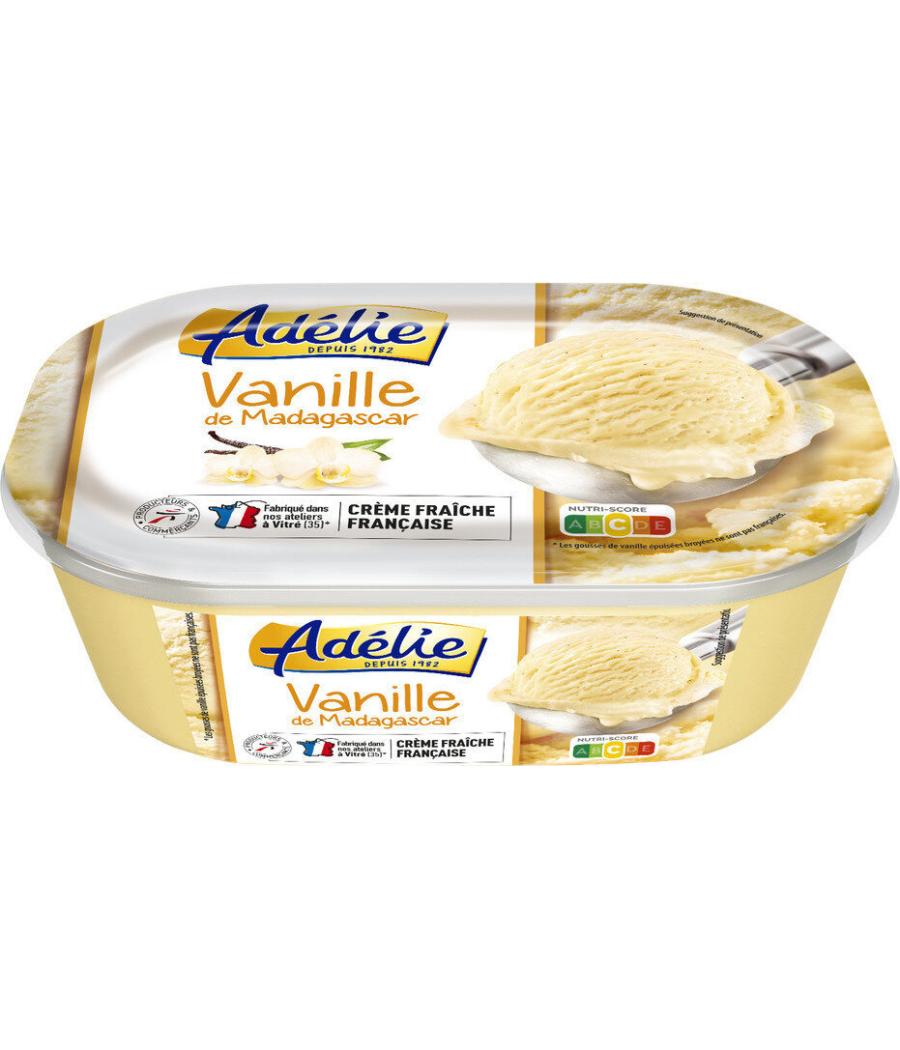CREME GLACE Adélie VANILLE DE MADAGASCAR 1L