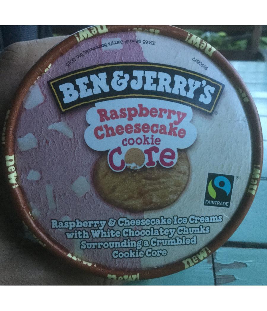 GLACE POT RASPBERRY CHEESECAKE BEN & JERRY'S 500ML