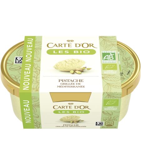 GLACE PISTACHE GRILLEES DE MEDITERRANEE BIO CARTE D'OR 250G