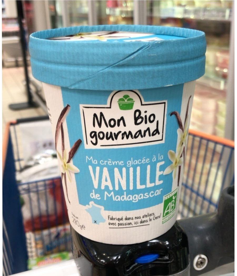 GLACE A LA VANILLE DE MADAGASCAR MON BIO GOURMAND 280G