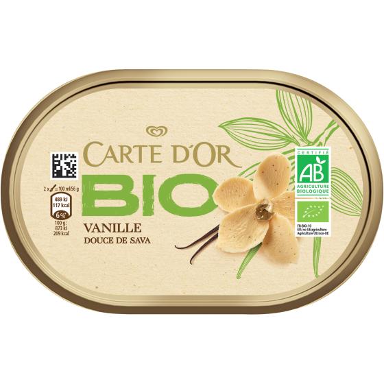 GLACE VANILLE DOUCE DE SAVA BIO CARTE D'OR 250G