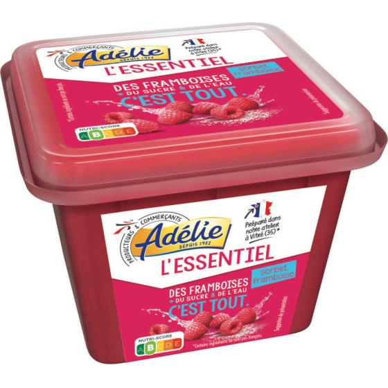 SORBET FRAMBOISE L'ESSENTIEL ADELIE