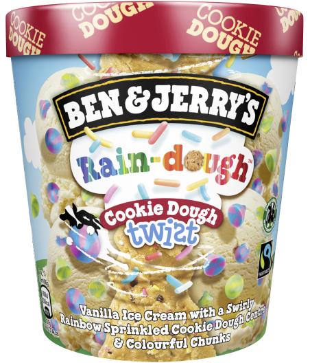 GLACE RAIN-DOUGH BEN & JERRY'S 465ML