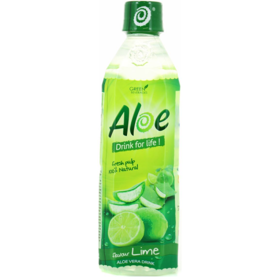 BOISSON A L'ALOE VERA - SAVEUR CITRON VERT 50CL