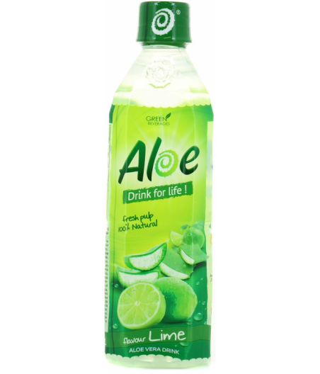 BOISSON A L'ALOE VERA - SAVEUR CITRON VERT 50CL