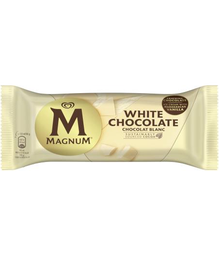 MAGNUM GLACE BATONNET CHOCOLAT BLANC 1X110ML 86 G