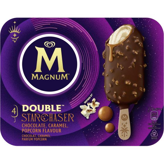 MAGNUM GLACE BATONNET PARFUM POPCORN DOUBLE STARCHASER 4X85ML 288 G