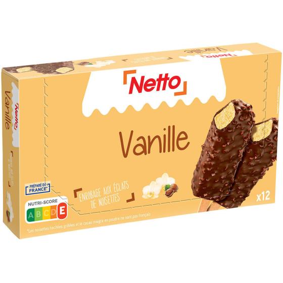 BATONNET VANILLE ENROBAGE CACAO NOISETTES 767G