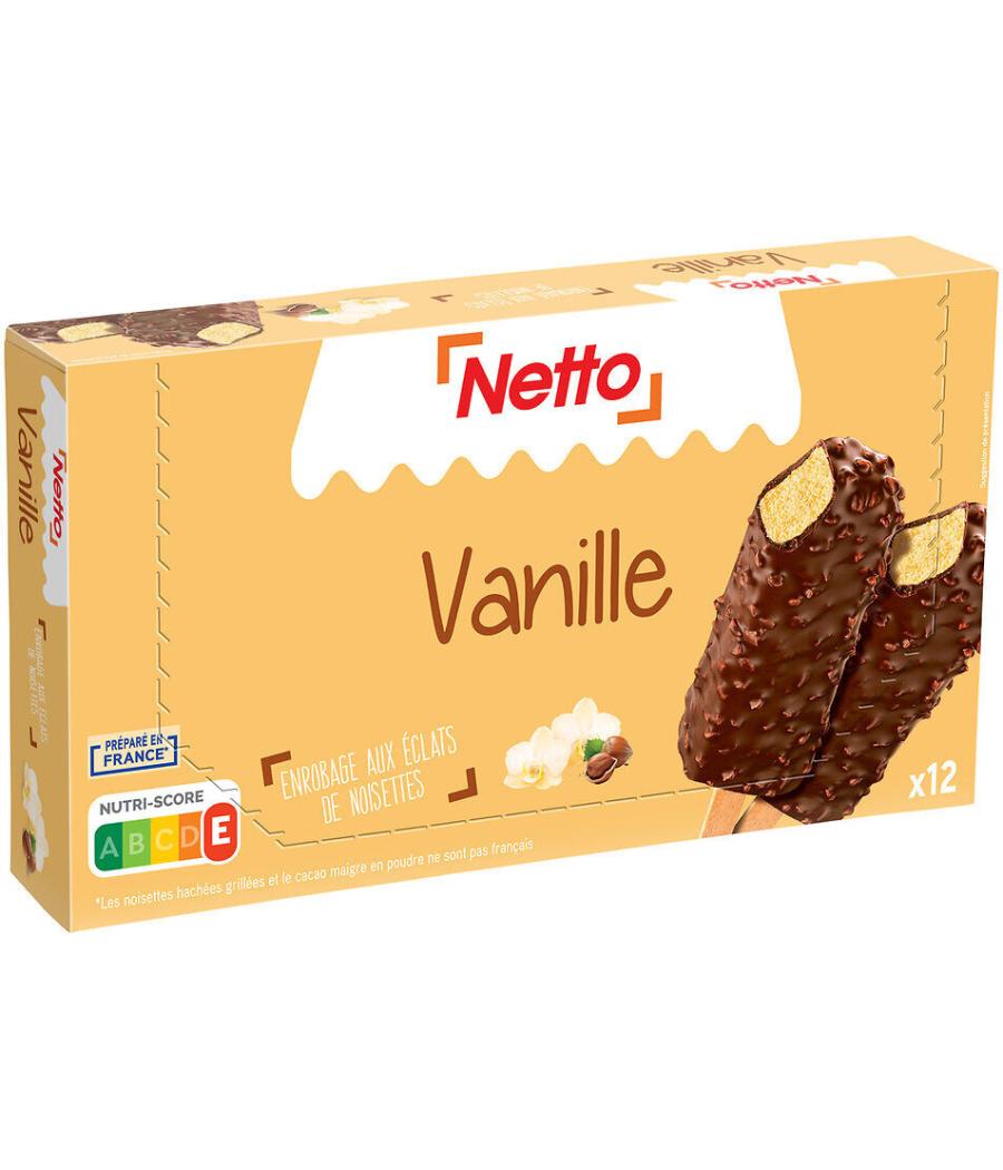 BATONNET VANILLE ENROBAGE CACAO NOISETTES 767G