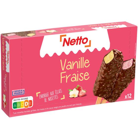 BATONNET VANILLE FRAISE 720G