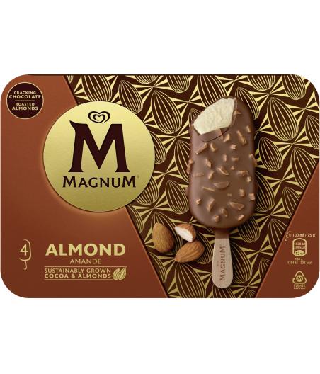 GLACE AMANDE MAGNUM X4 300G