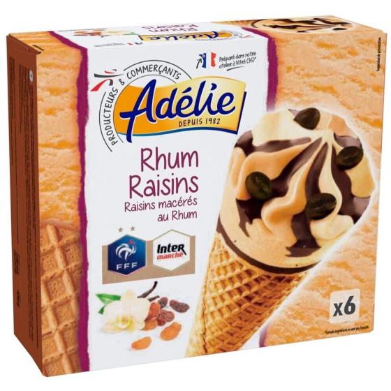 CONE RHUM RAISINS (G) RAISINS MACERES AU RHUM X6 - 120ML 720 G