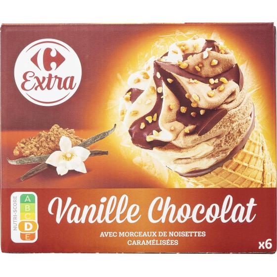 VANILLE CHOCOLAT 408 G (6 X 68 G)720 ML (6X120 ML)