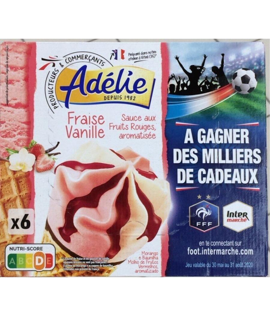 GLACE  VANILLE  FRAISE