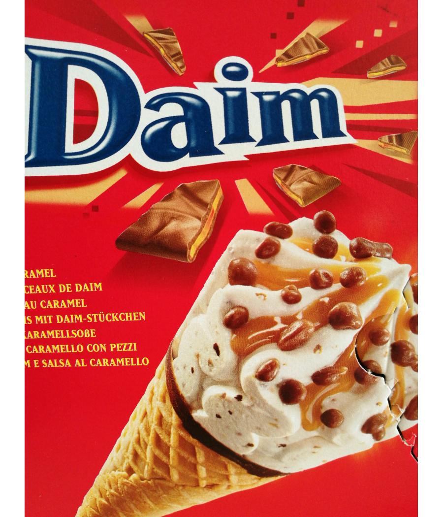 GLACE CONES CARAMEL DAIM X6 390G