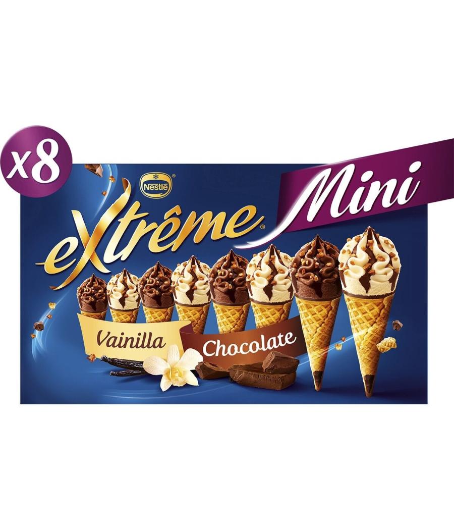 MINI CONES VANILLE NOUGATINE  CHOCOLAT NOUGATINE 312 G  8