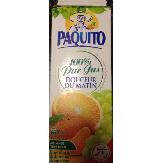 PAQUITO 100% PUR JUS DOUCEUR DU MATIN 2L