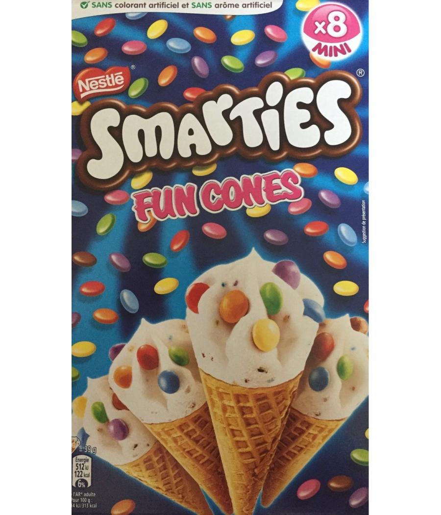 CORNETS GLACES SMARTIES