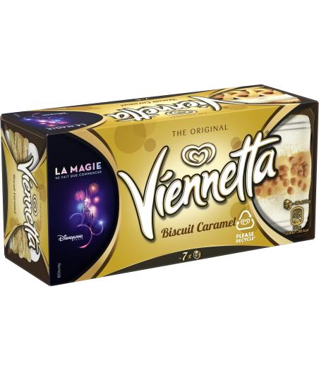 GLACE BISCUIT CARAMEL VIENNETTA 350G