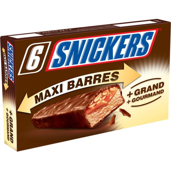 SNICKERS MAXI BARRES GLACEES  6 X 72.5 M