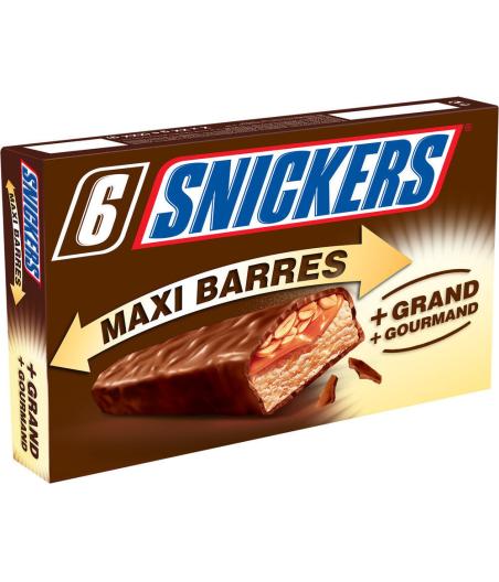 BARRE GLACEE MAXI SNICKERS 6X 396G
