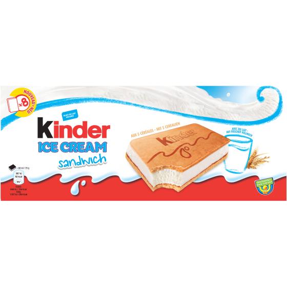 ICE CREAM SANDWICH KINDER 280G