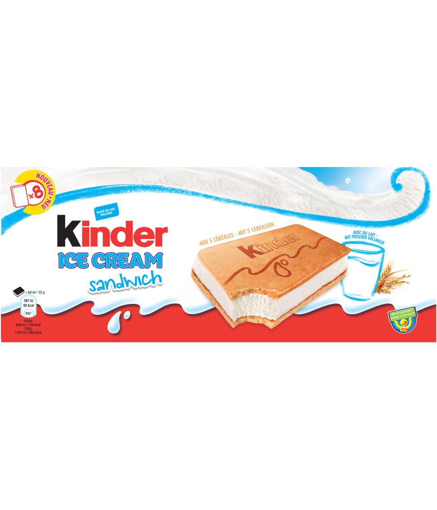 ICE CREAM SANDWICH KINDER 280G