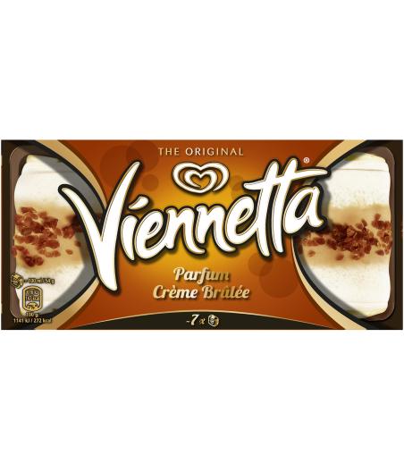 VIENNETTA GLACE DESSERT CREME BRULEE 7 PARTS 650ML 350 G