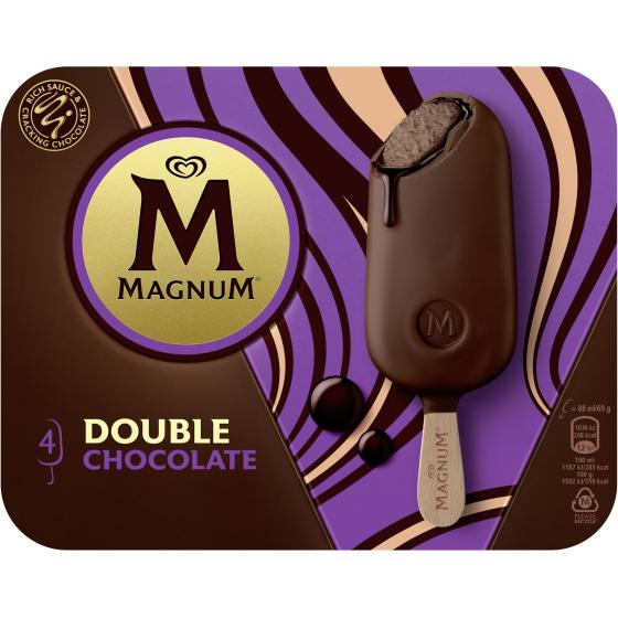 GLACE BATONNET DOUBLE CHOCOLAT MAGNUM 276G