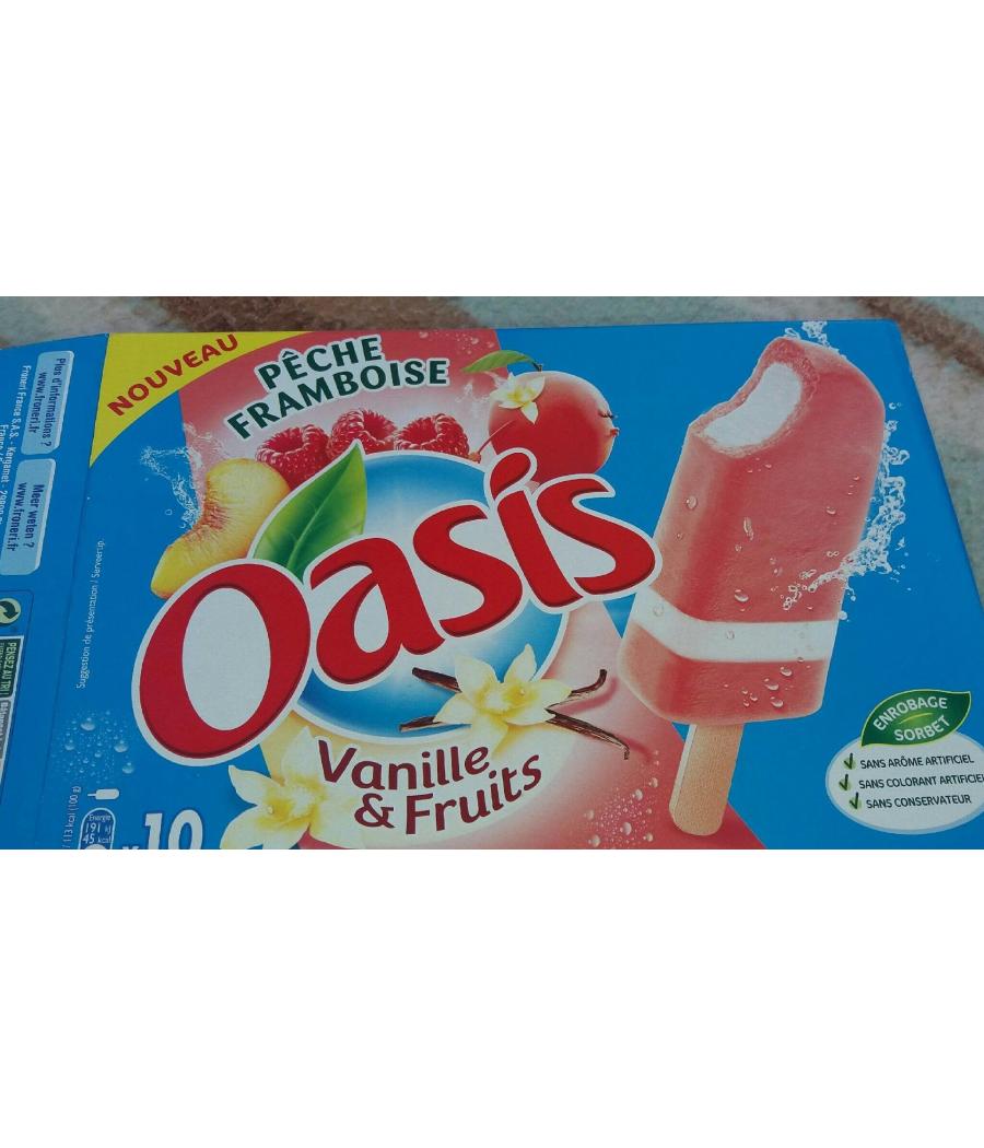 OASIS VANILLE PECHE FRAMBOISE