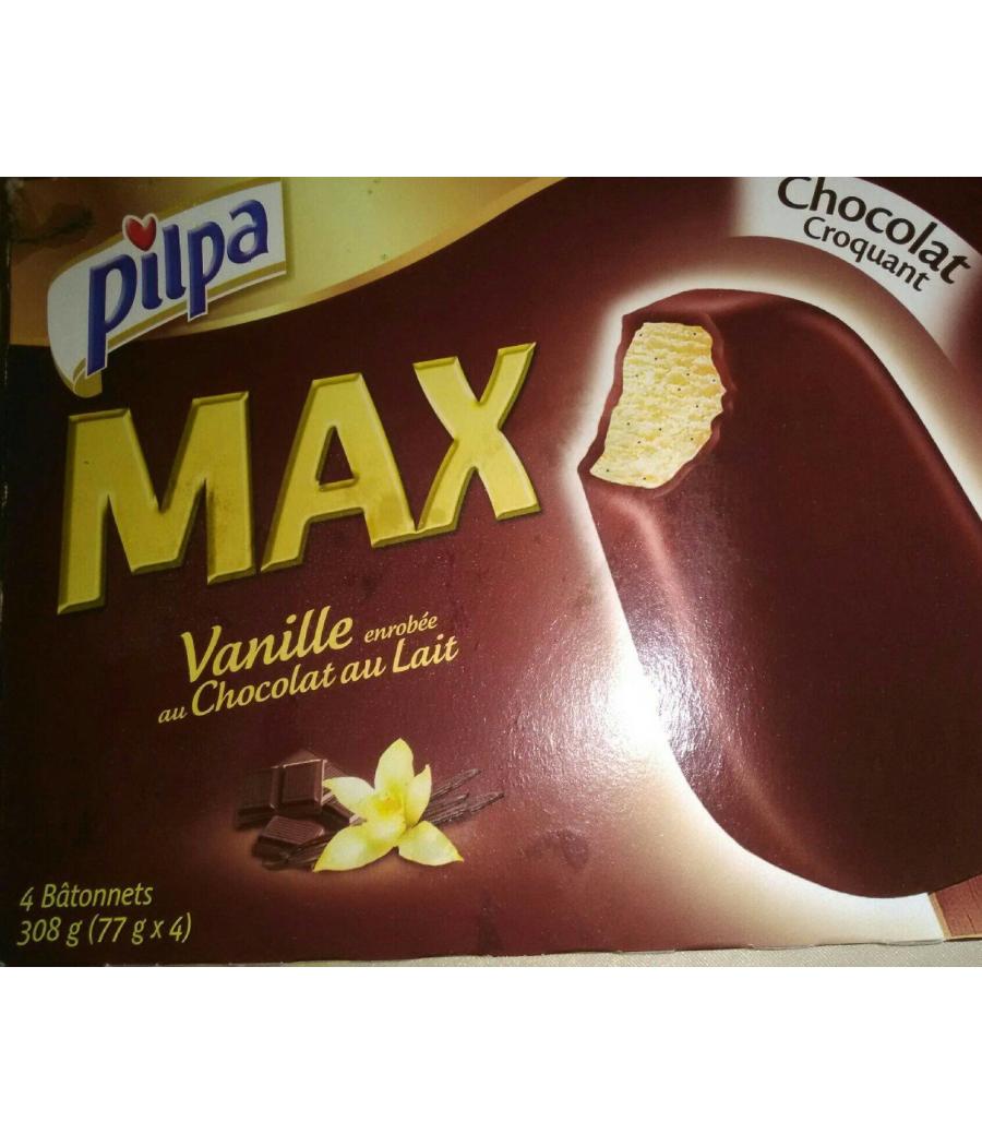 VANILLE ENROBEE AU CHOCOLAT AU LAIT MAX 300G